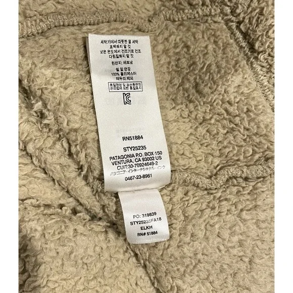 Patagonia Los Gatos Fleece Pullover Women's Small Brown‎ 1/4 Zip Soft Jacket - Picture 12 of 12